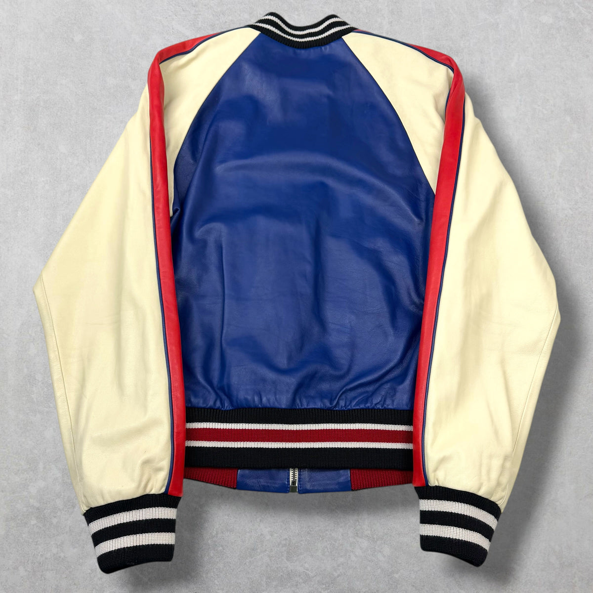 Gucci Leather Bomber Jacket 44 (XS)