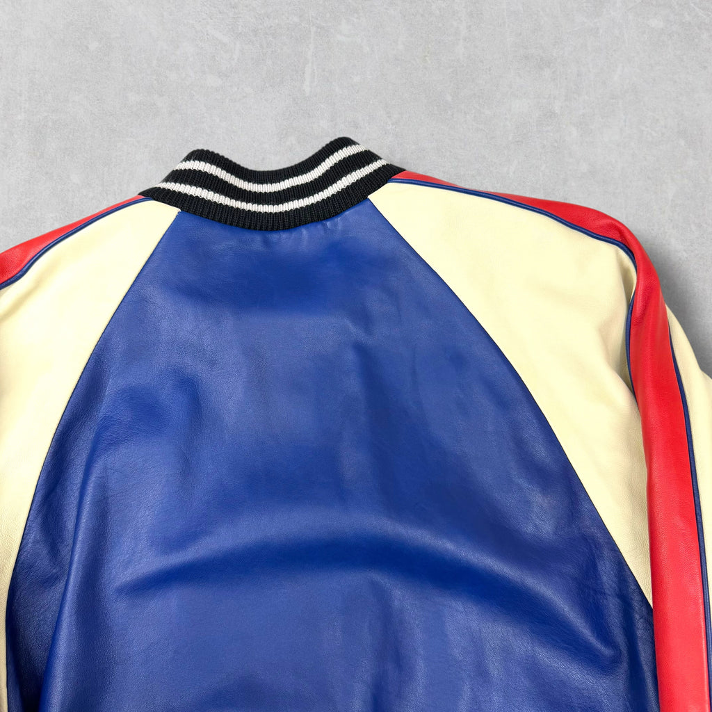 Gucci Leather Bomber Jacket 44 (XS)
