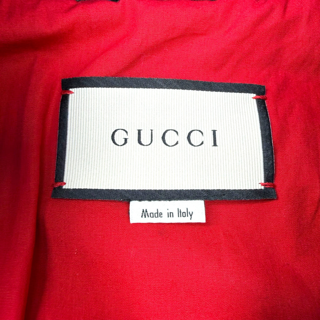 Gucci Leather Bomber Jacket 44 (XS)