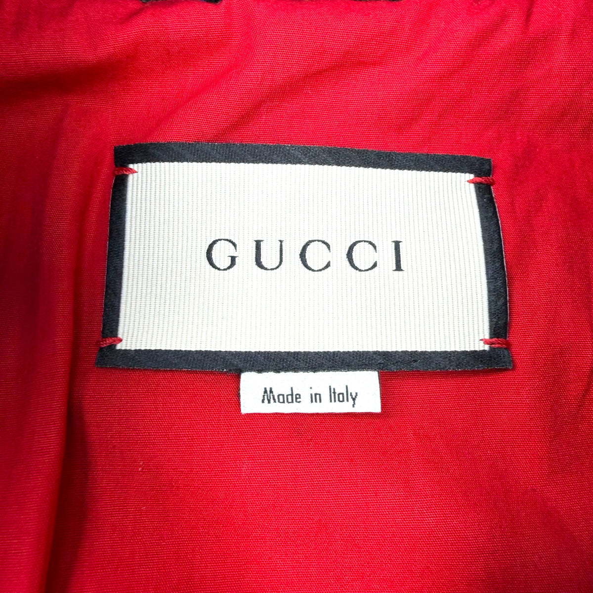 Gucci Leather Bomber Jacket 44 (XS)