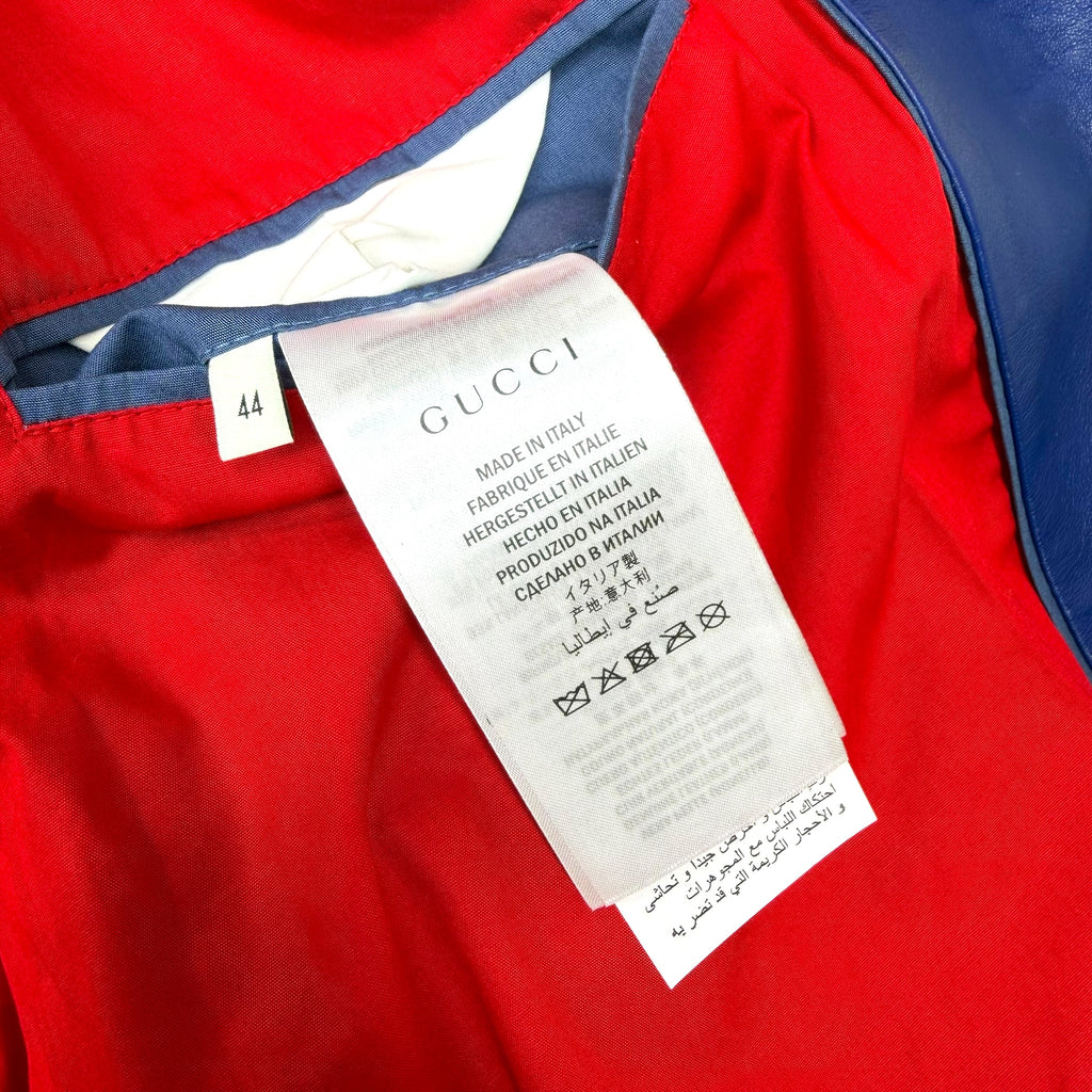 Gucci Leather Bomber Jacket 44 (XS)