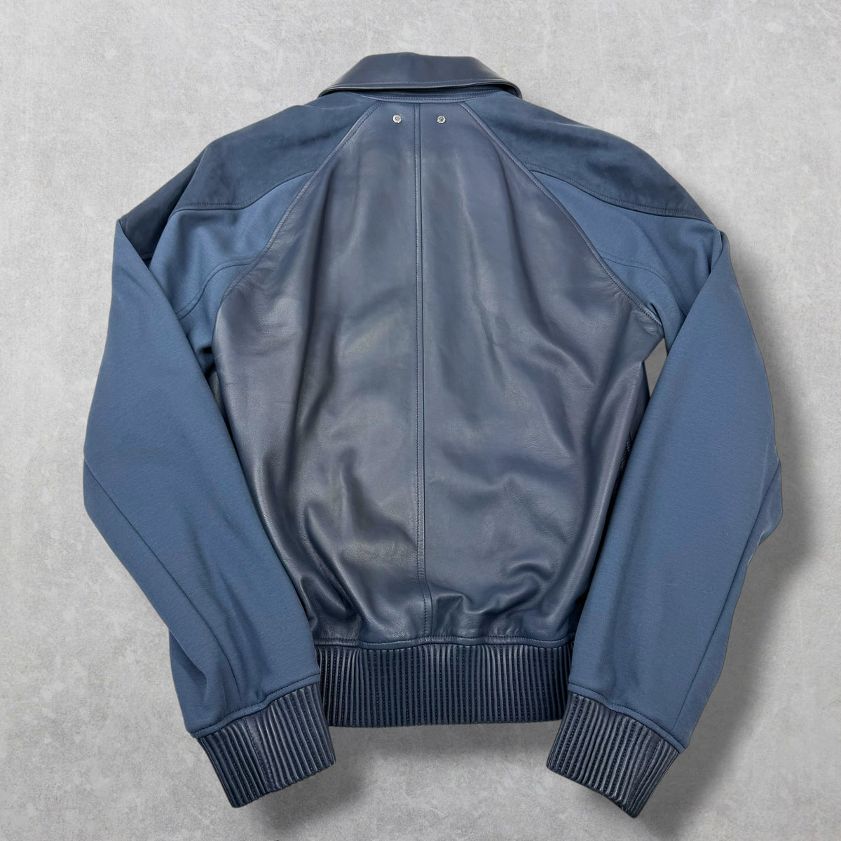 Louis Vuitton Mixed Media Lambskin Bomber Jacket 46 (S)
