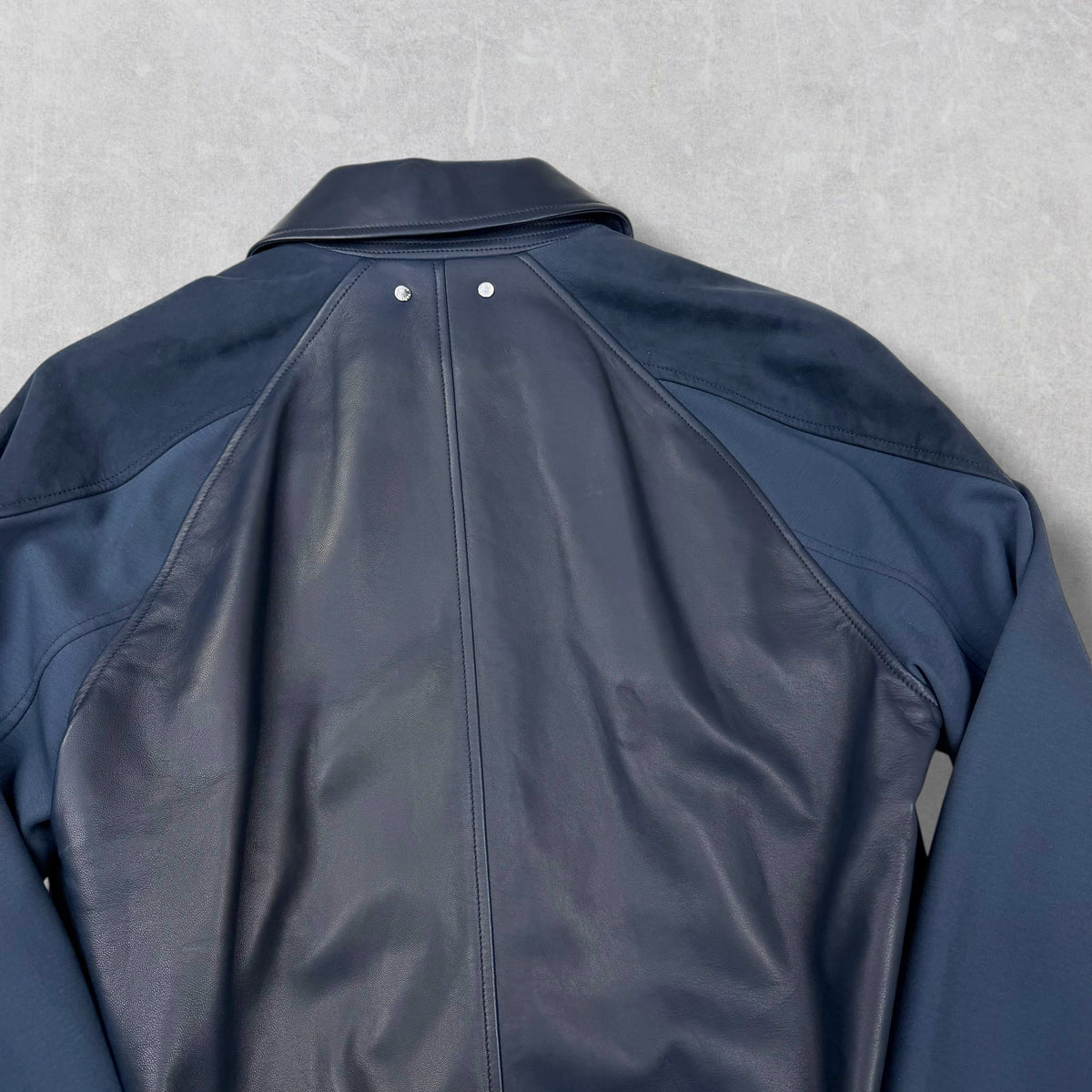 Louis Vuitton Mixed Media Lambskin Bomber Jacket 46 (S)