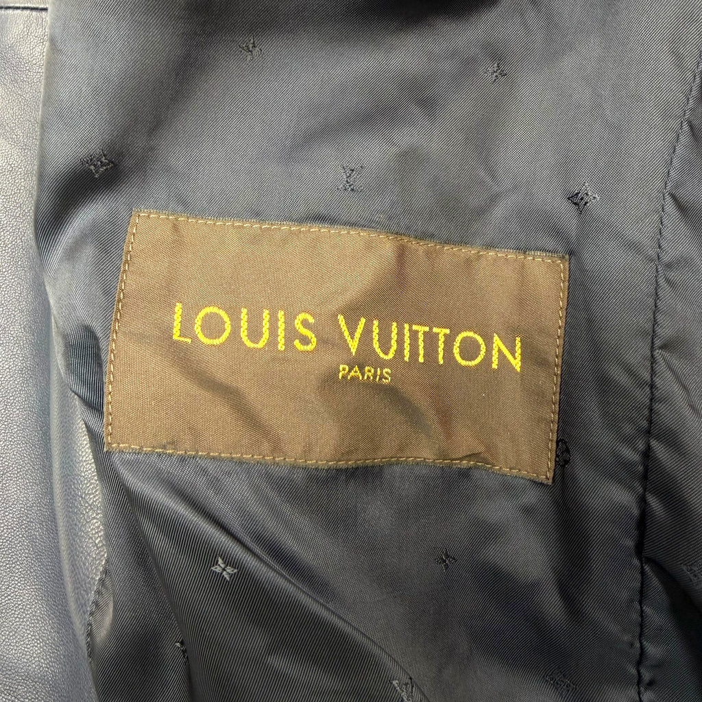 Louis Vuitton Mixed Media Lambskin Bomber Jacket 46 (S)