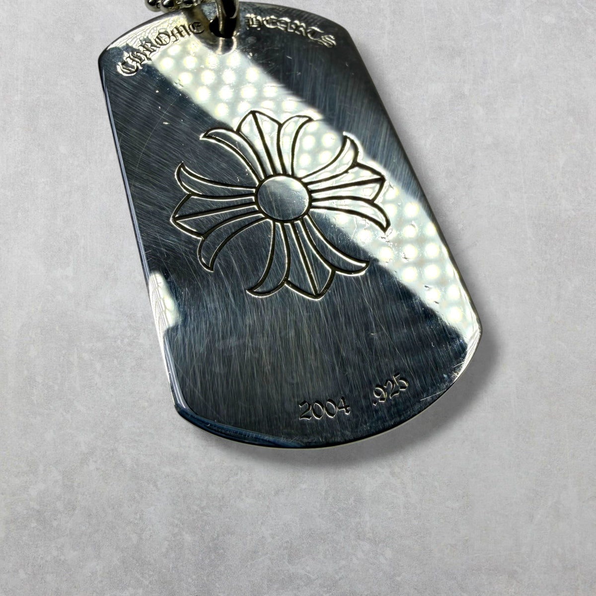 Chrome Hearts Las Vegas Dog Tag w/ Ball Chain