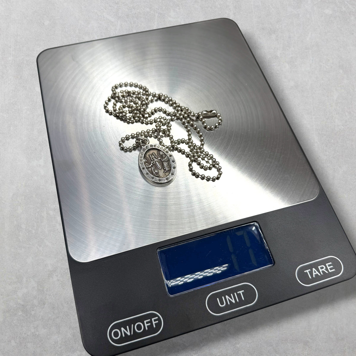 Chrome Hearts Angel Medal Oval w/ Ball Chain