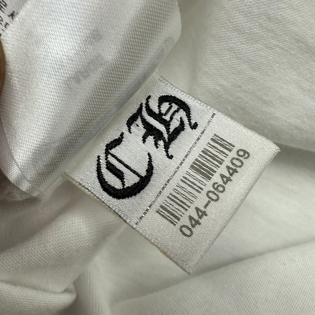 Chrome Hearts Script Logo USA Tee White L
