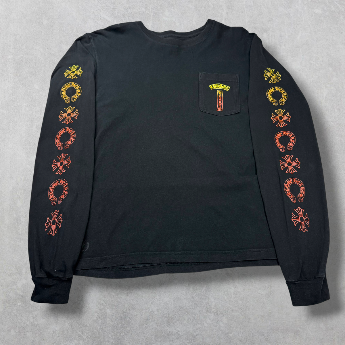 Chrome Hearts Gradient Long Sleeve Tee L