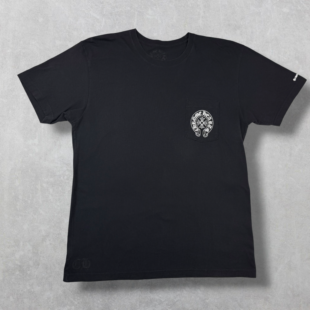 Chrome Hearts Horseshoe Logo Black Tee XL