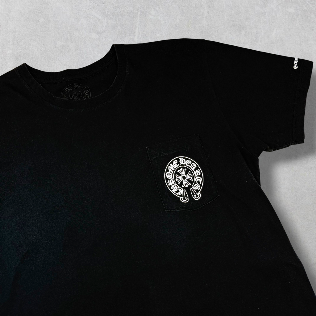 Chrome Hearts Horseshoe Logo Black Tee XL