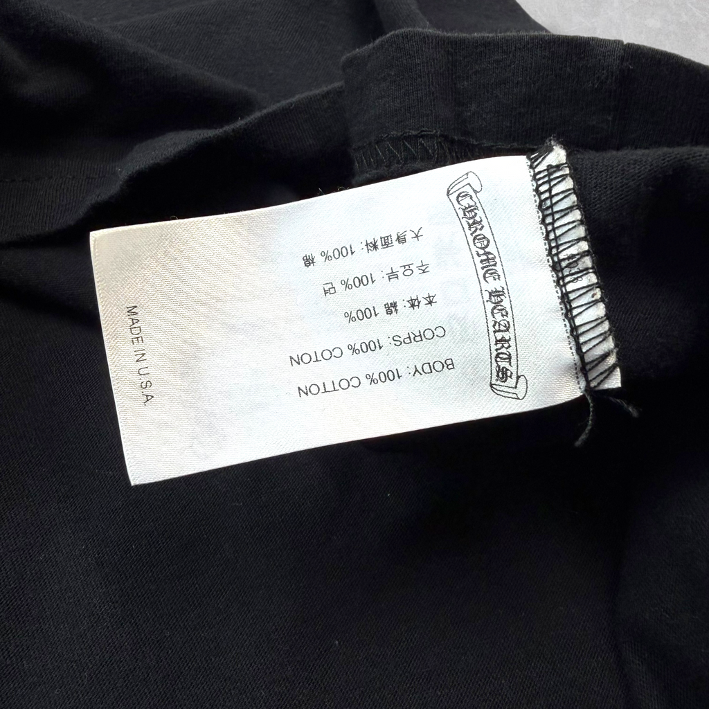 Chrome Hearts Horseshoe Logo Black Tee XL