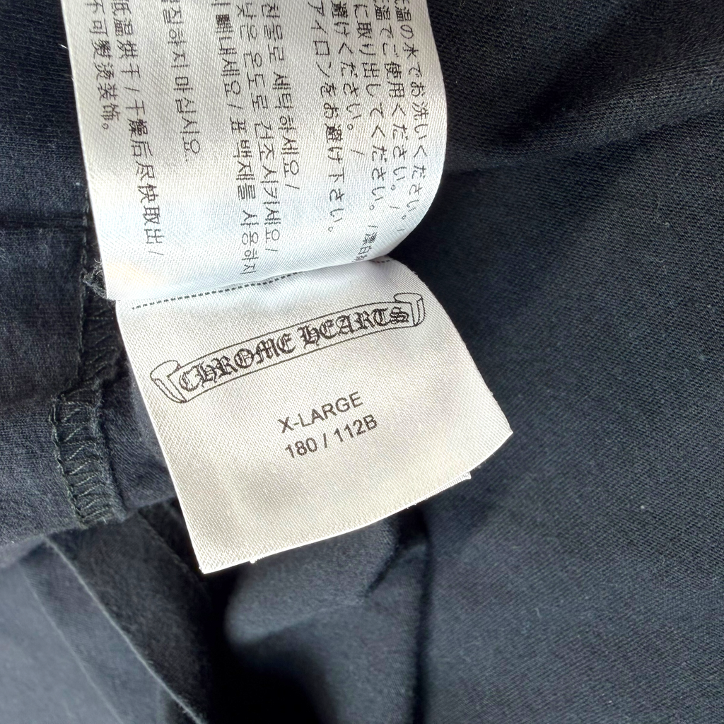 Chrome Hearts Horseshoe Logo Black Tee XL