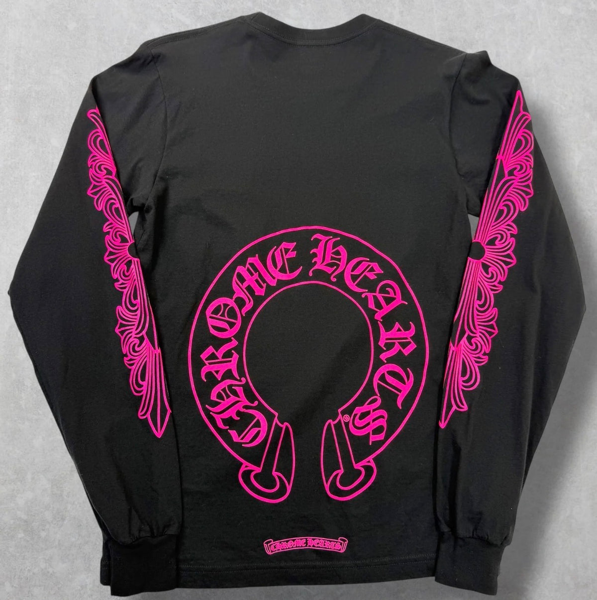 Chrome Hearts Pink Floral Long Sleeve S