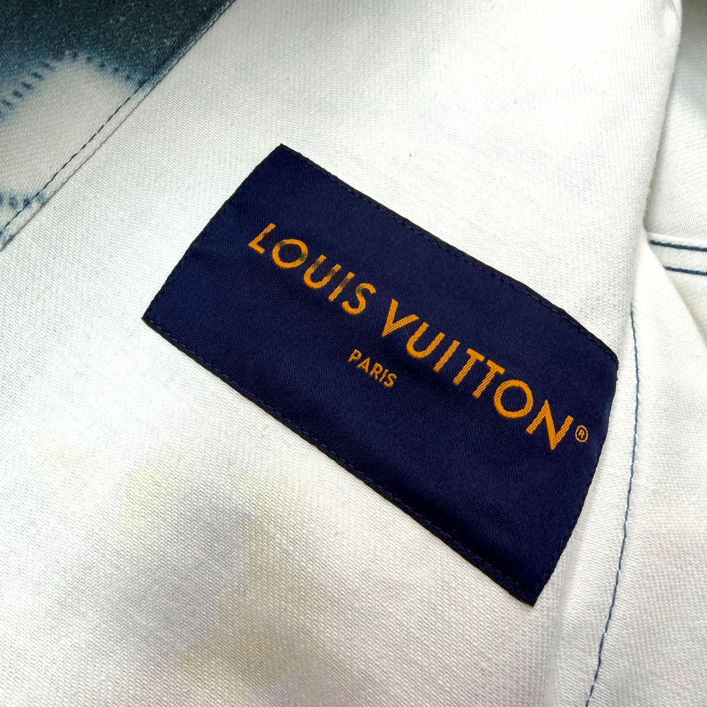 Louis Vuitton Monogram Shibori Tie-Dye Denim Jacket 48 (M)