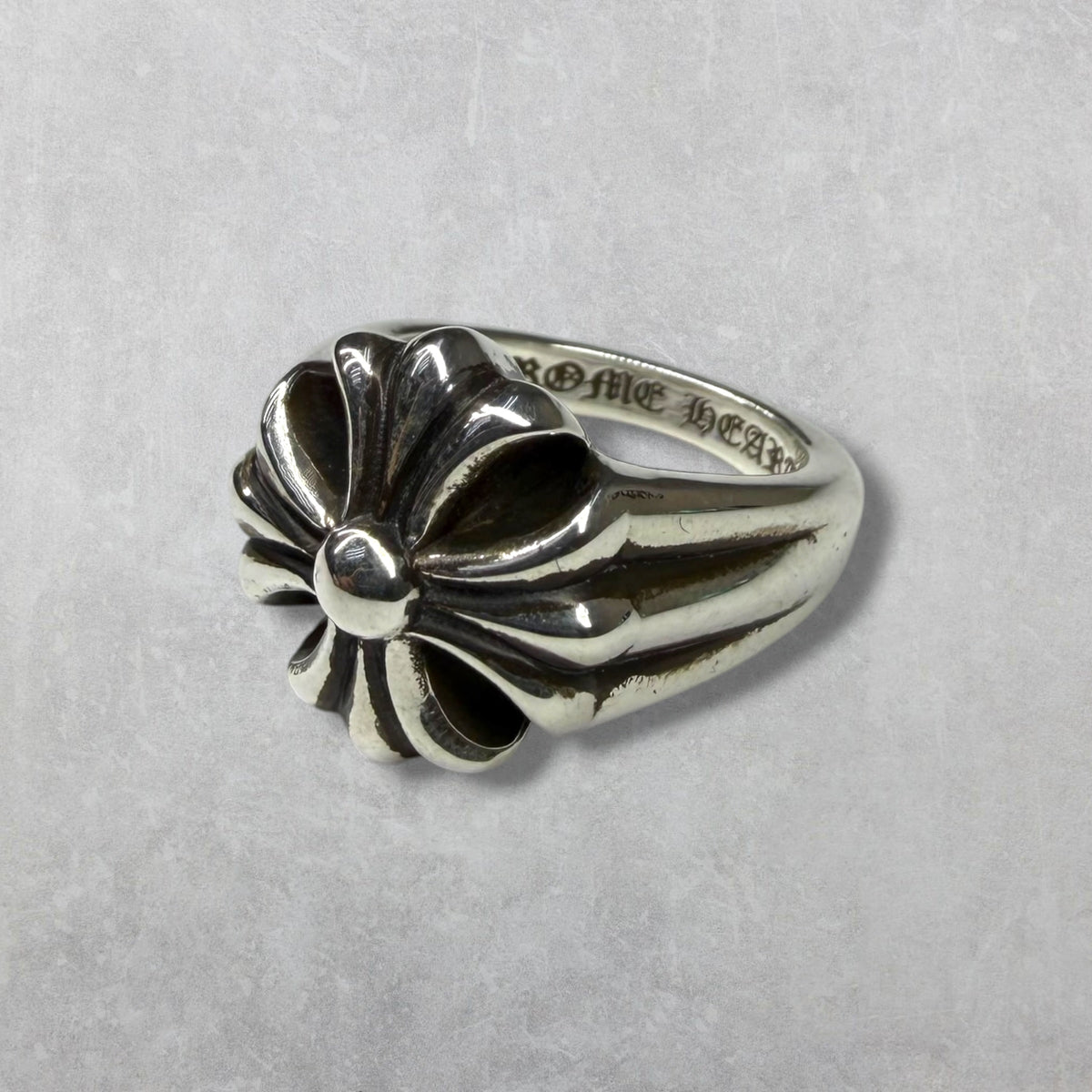 Chrome Hearts Cutout CH Plus Ring 9