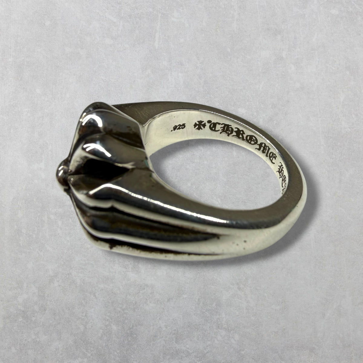 Chrome Hearts Cutout CH Plus Ring 9
