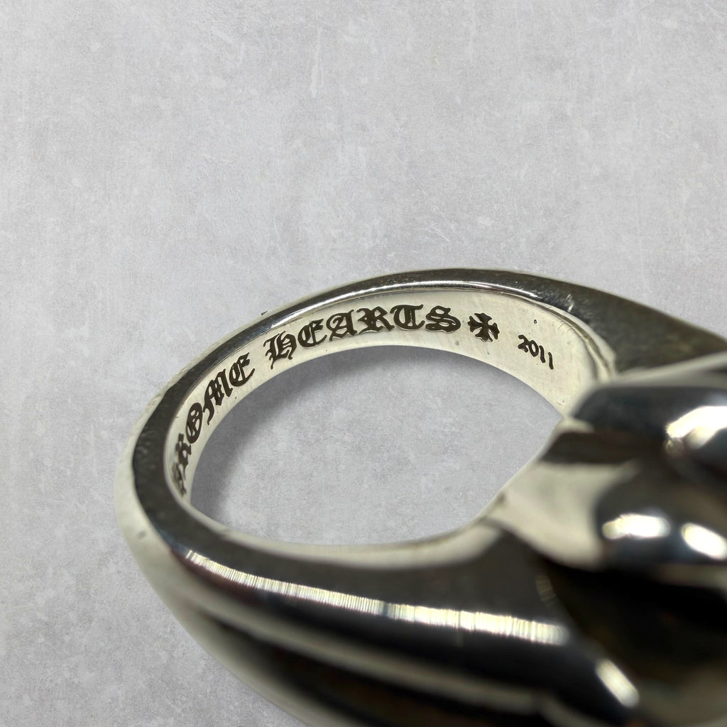 Chrome Hearts Cutout CH Plus Ring 9