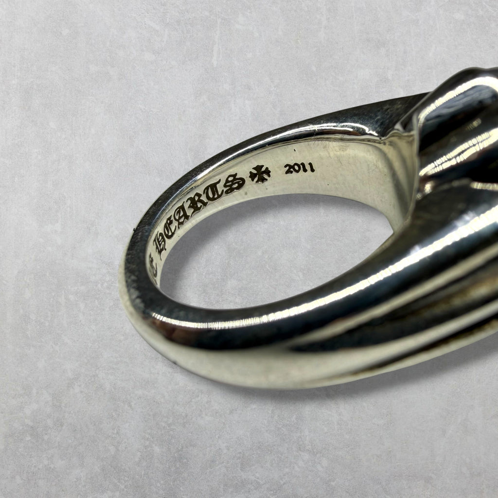 Chrome Hearts Cutout CH Plus Ring 9
