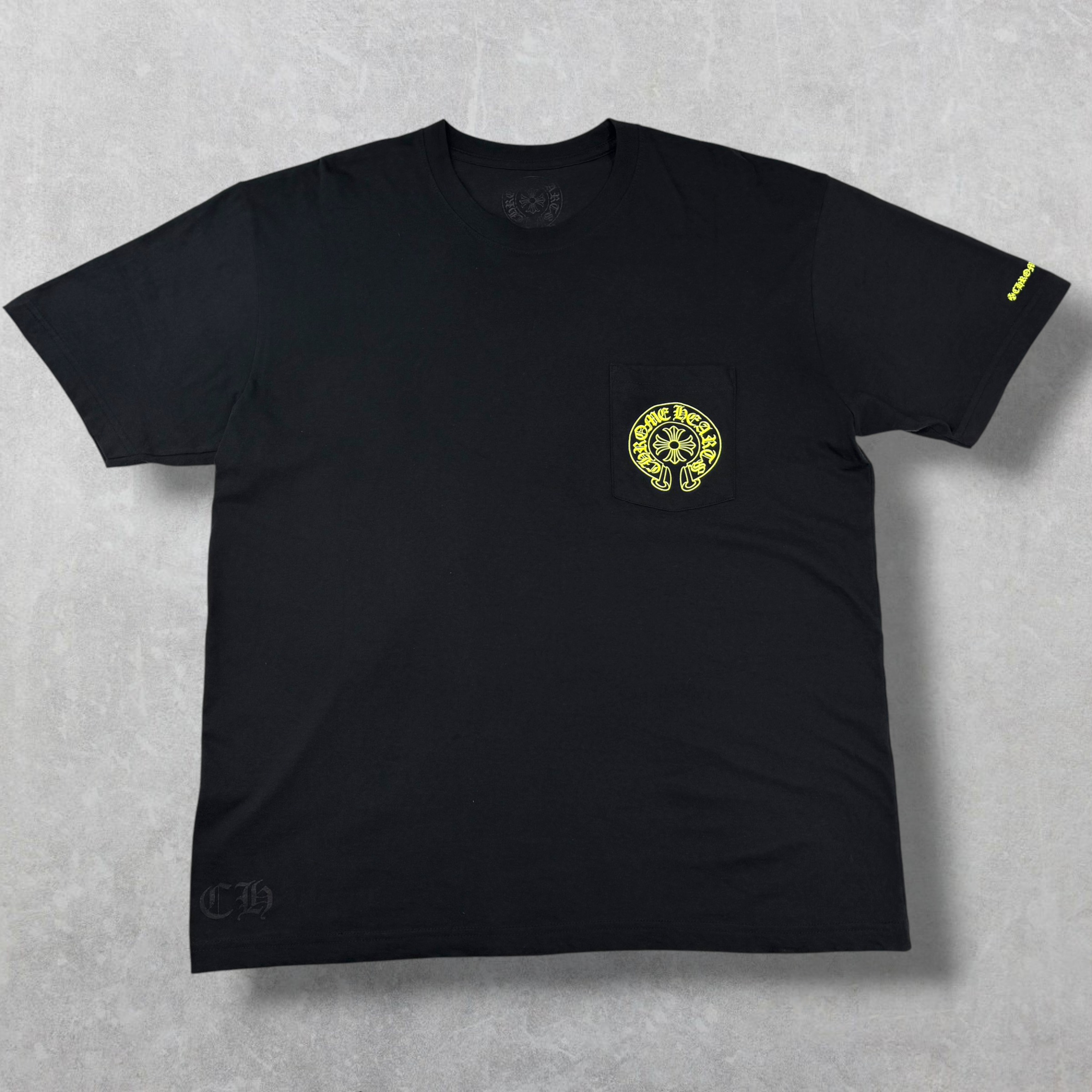 Chrome Hearts Neon Horseshoe Logo Tee Black XL