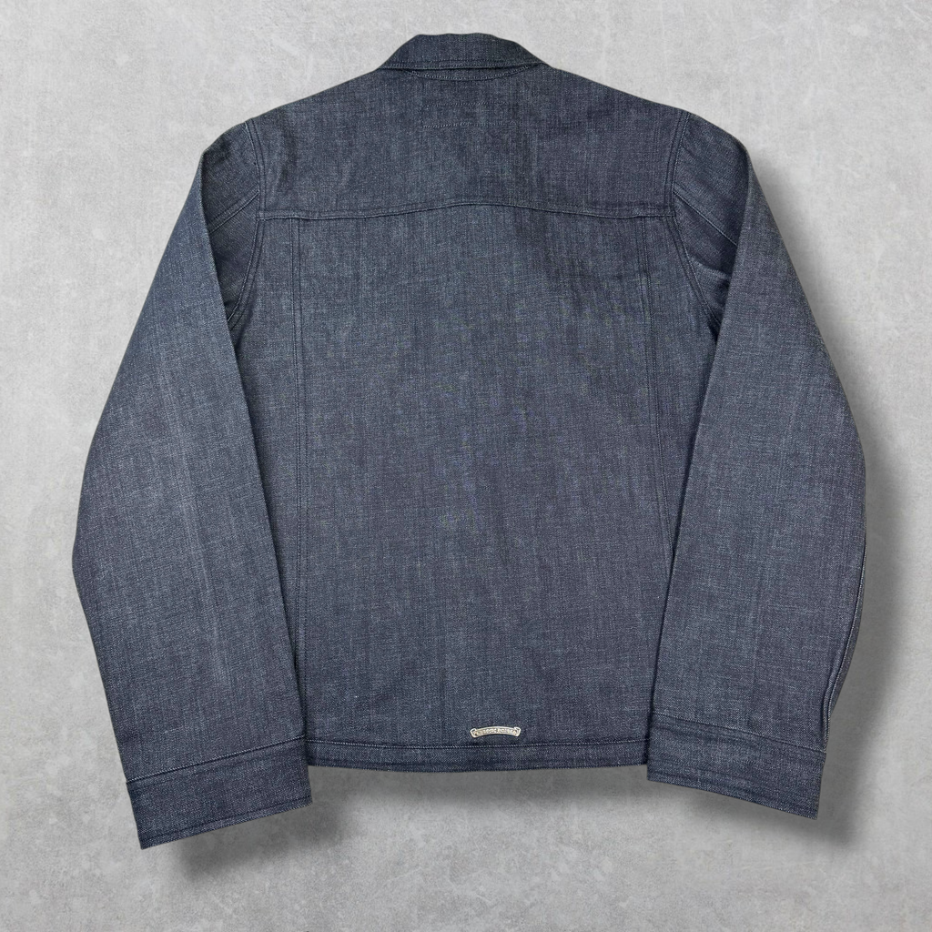 Chrome Hearts KS Fit Cross Ball Denim Button Jacket L