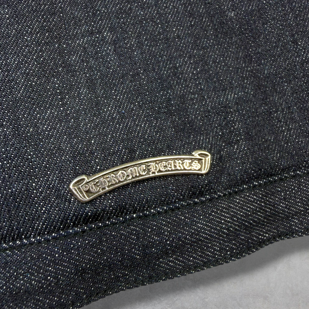 Chrome Hearts KS Fit Cross Ball Denim Button Jacket L