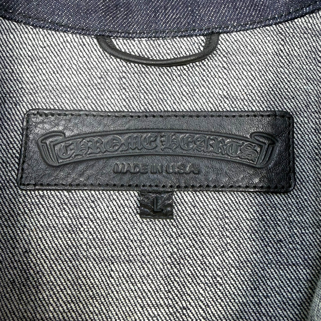 Chrome Hearts KS Fit Cross Ball Denim Button Jacket L