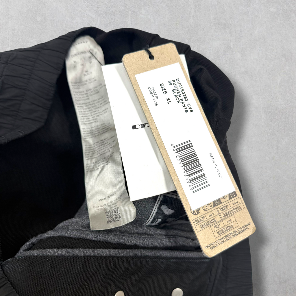 Rick Owens DRKSHDW Pusher Pants Black XL