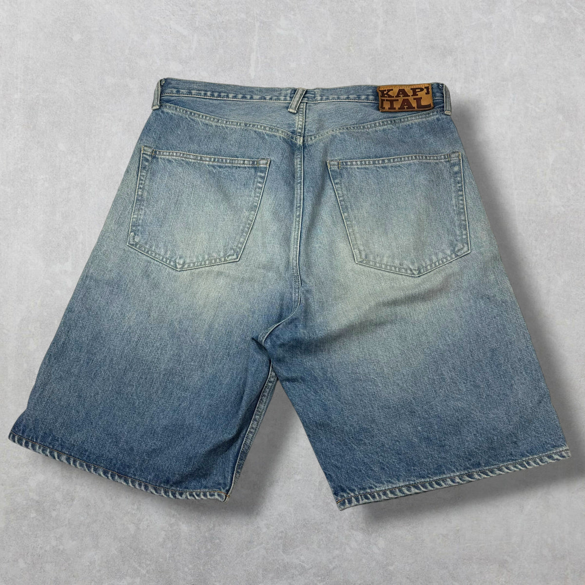 Kapital Studded Remake 14oz Denim Shorts 36