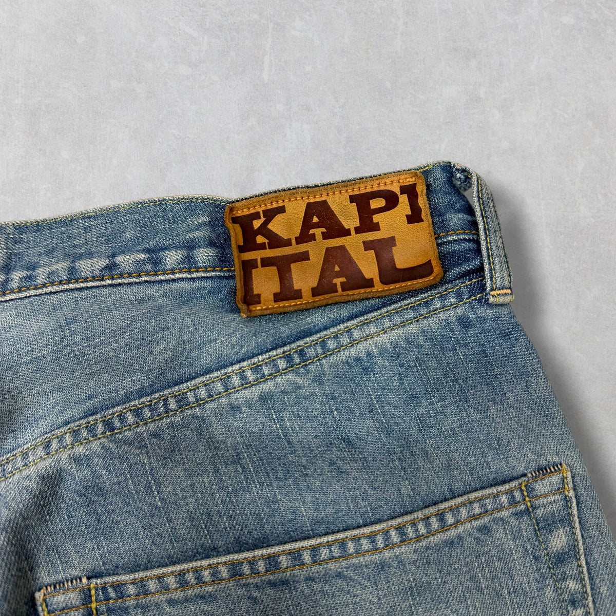 Kapital Studded Remake 14oz Denim Shorts 36