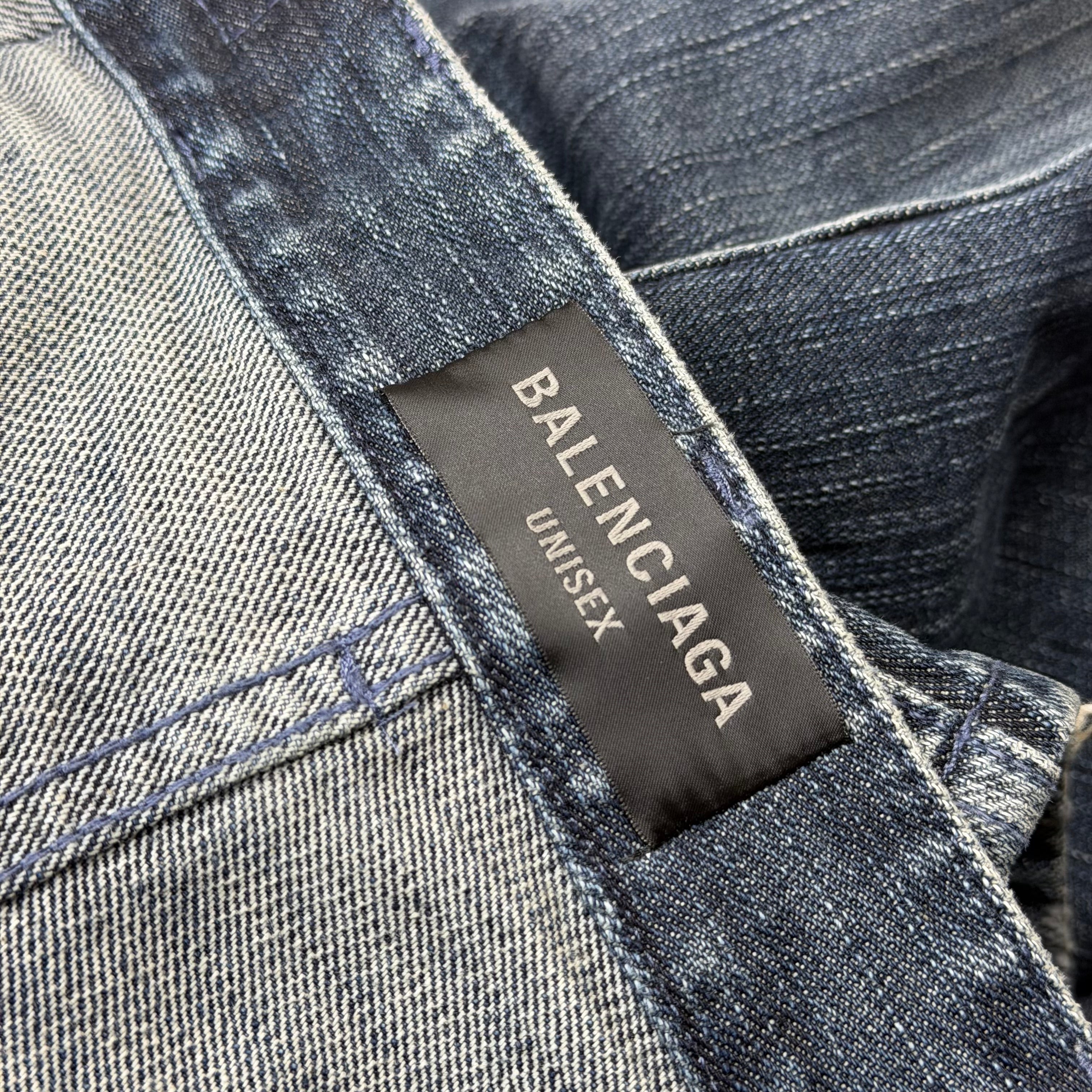 Balenciaga Double Side Indigo Jeans S (32)