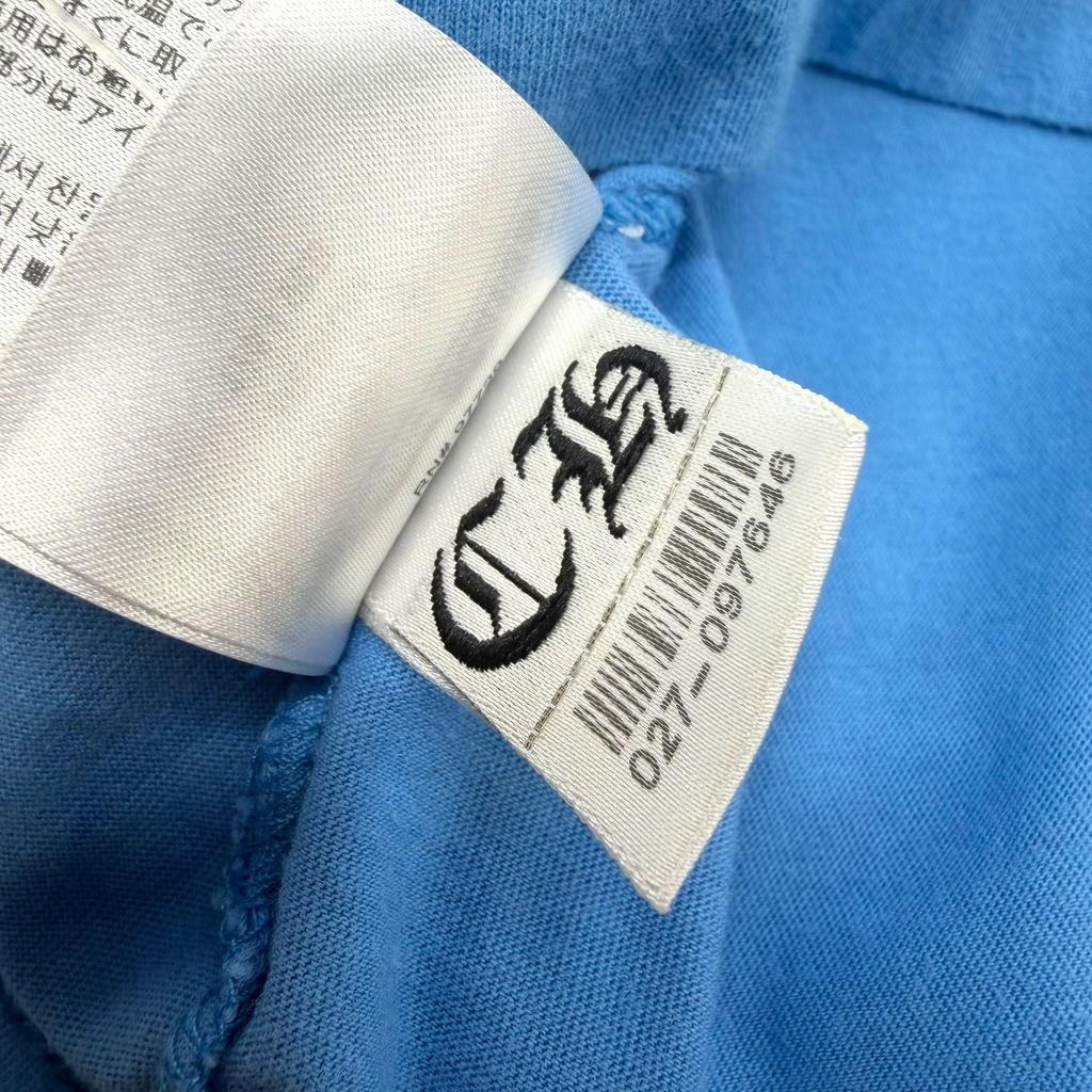 Chrome Hearts  Miami Horseshoe Floral Blue L/S M