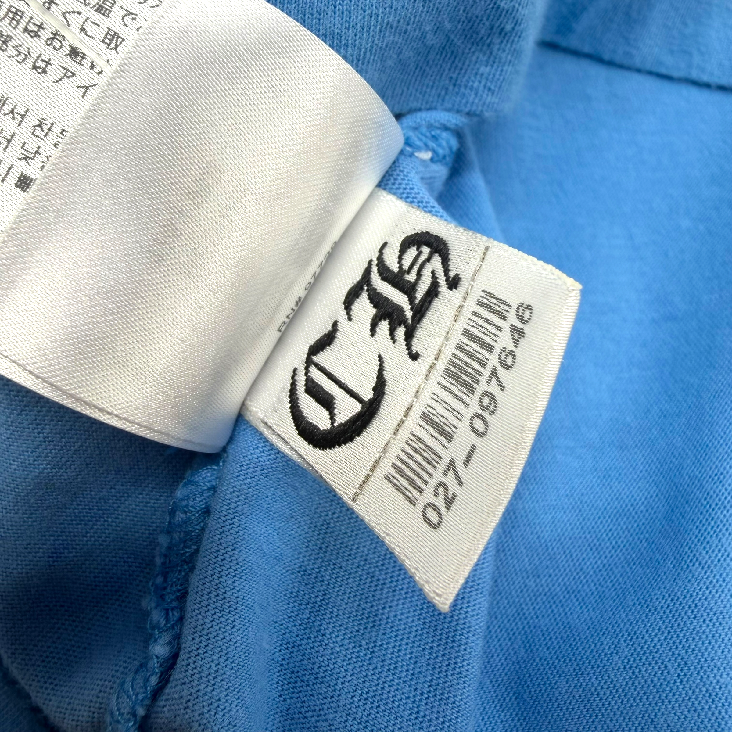 Chrome Hearts  Miami Horseshoe Floral Blue L/S M