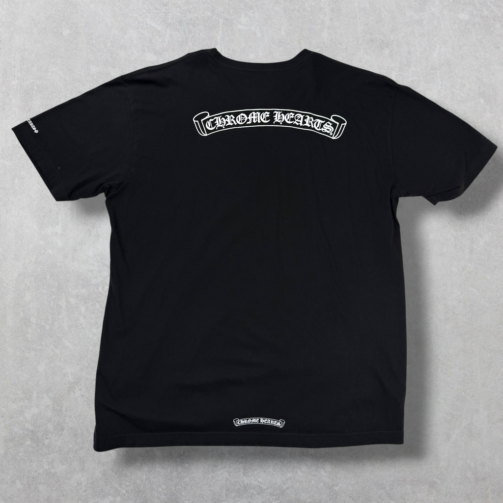 Chrome Hearts Scroll Logo Tee XXL