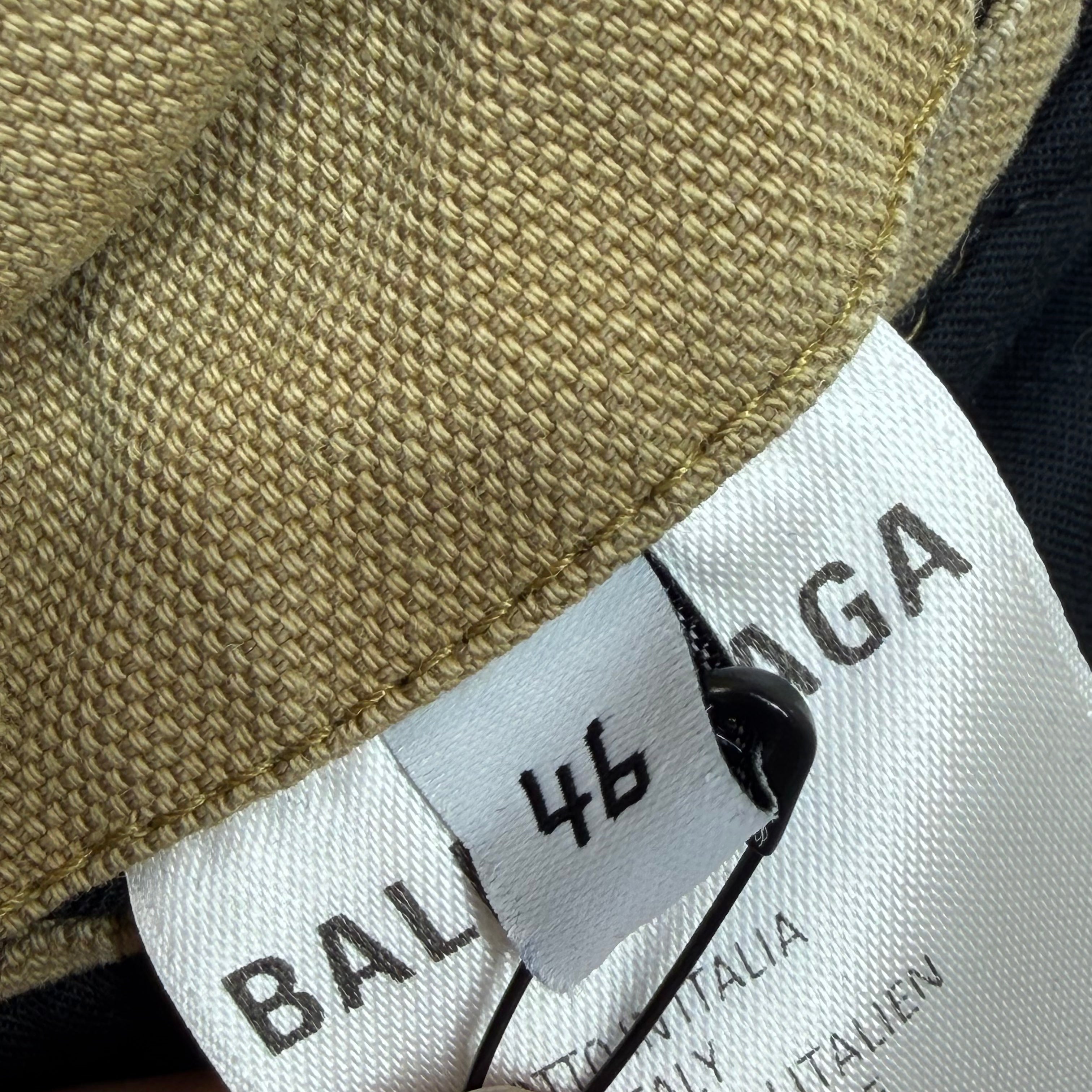 Balenciaga Canvas Zip Up Work Jacket 46 (XXL)