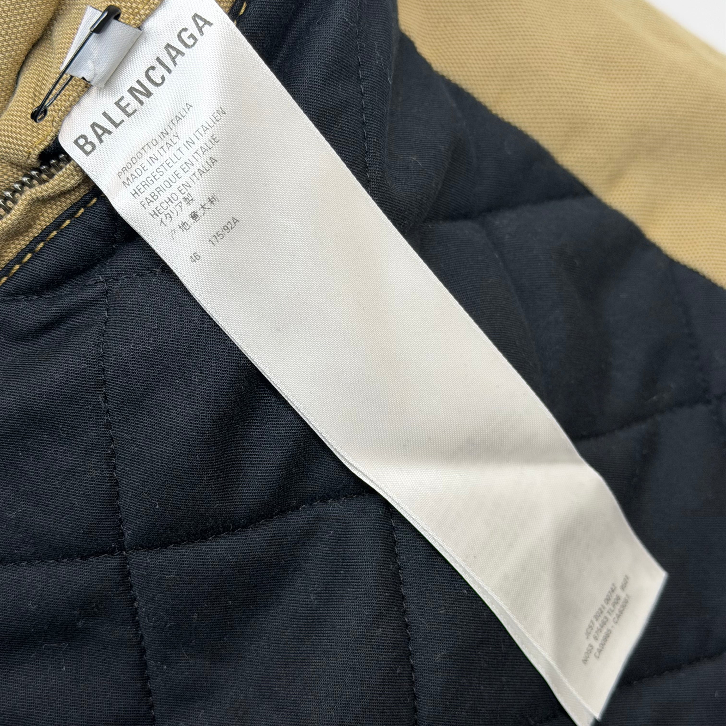 Balenciaga Canvas Zip Up Work Jacket 46 (XXL)