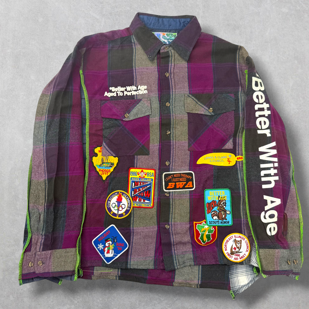 Better With Age Gentlemen's 3 Panel Flannel-Assorted L