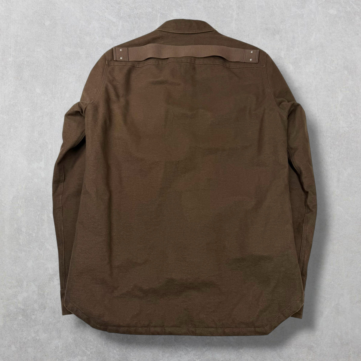 Rick Owens Luxor Heavy Moleskin Brown Outershirt 36 (M)