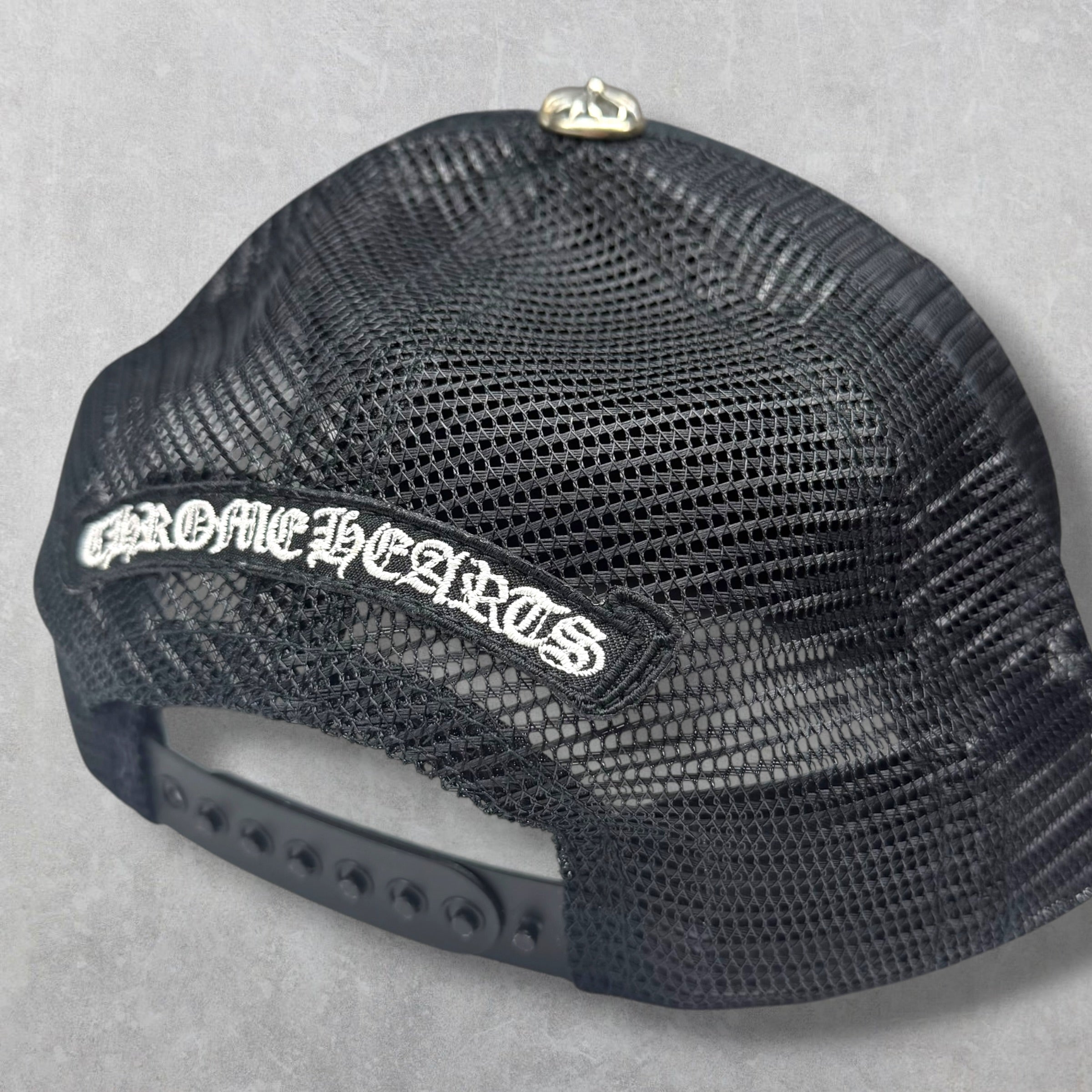 Chrome Hearts Camo Cemetery Cross Patch Trucker