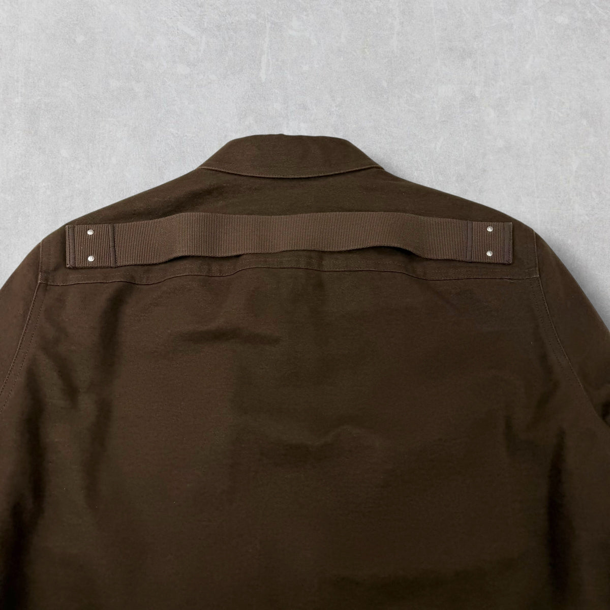 Rick Owens Luxor Heavy Moleskin Brown Outershirt 36 (M)