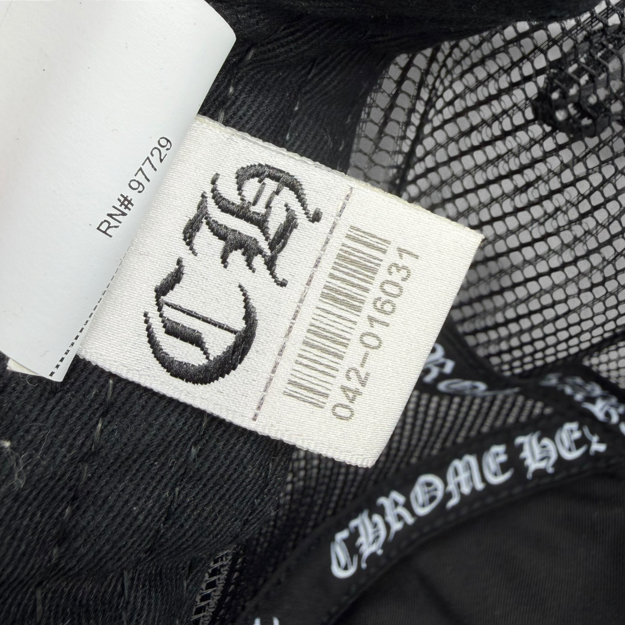 Chrome Hearts Camo Cemetery Cross Patch Trucker