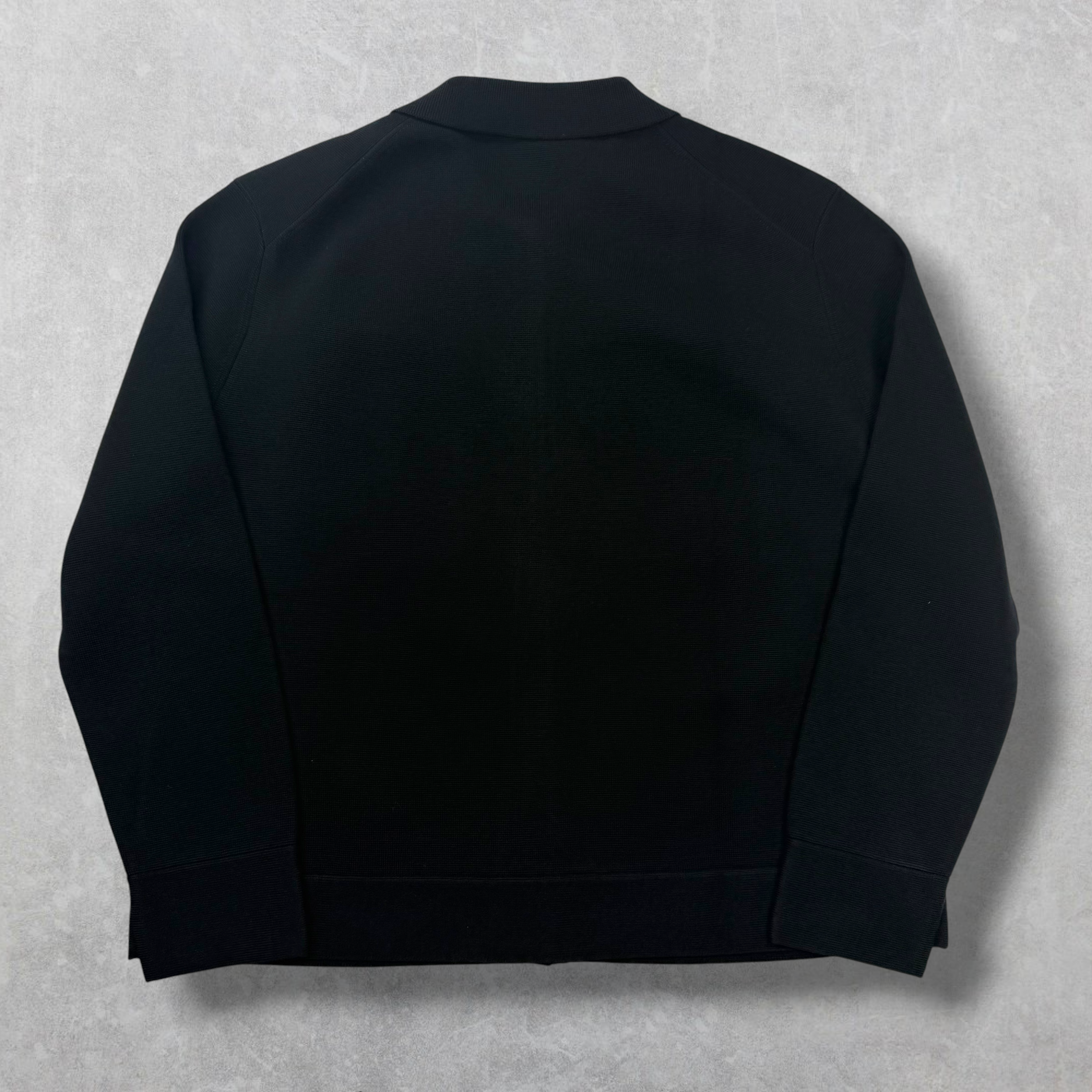 Chanel Uniform Double Pocket Zip Up Knit XL (M)