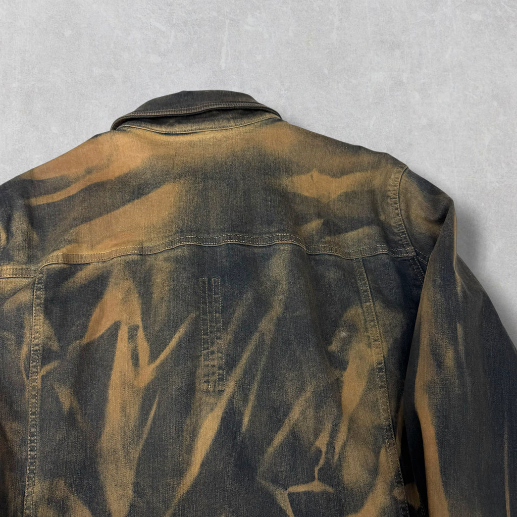 Rick Owens DRKSHDW Mud-Washed Denim Trucker Jacket XXL (L)