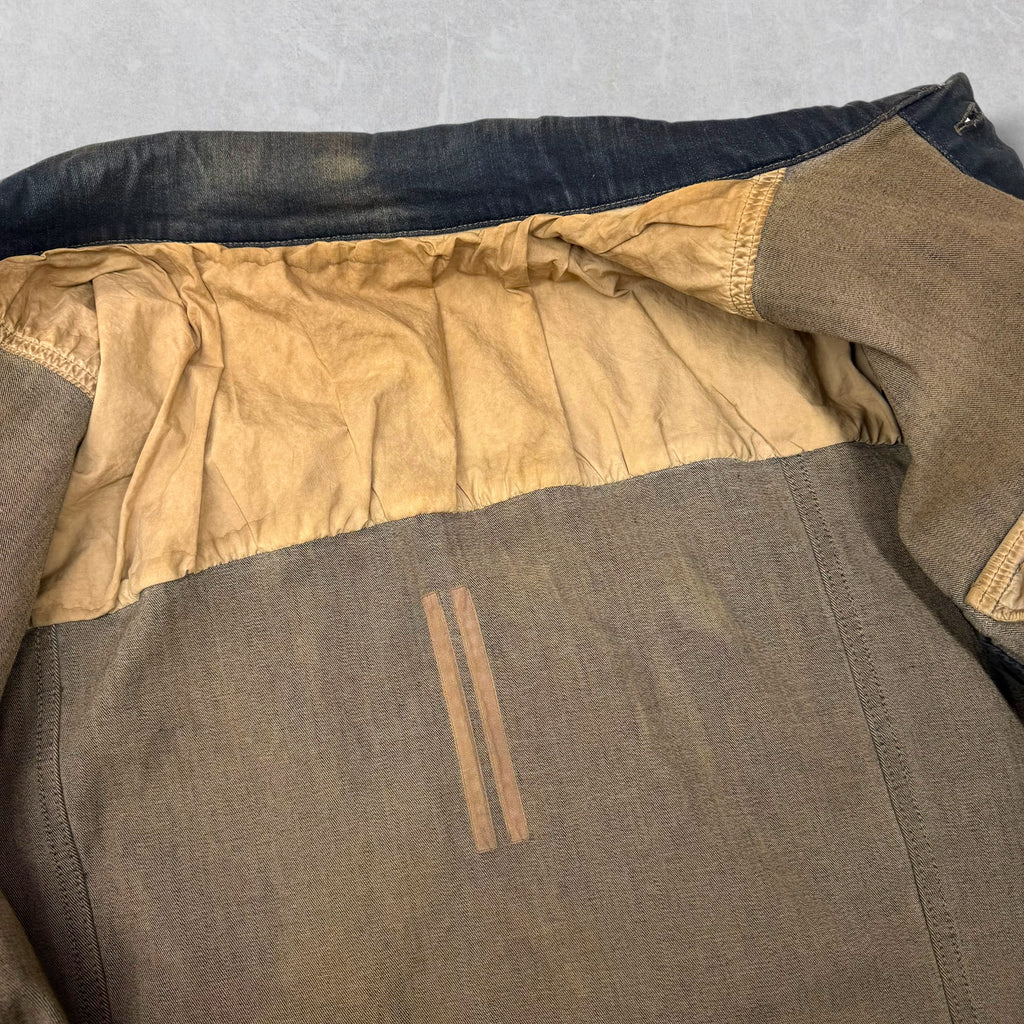 Rick Owens DRKSHDW Mud-Washed Denim Trucker Jacket XXL (L)