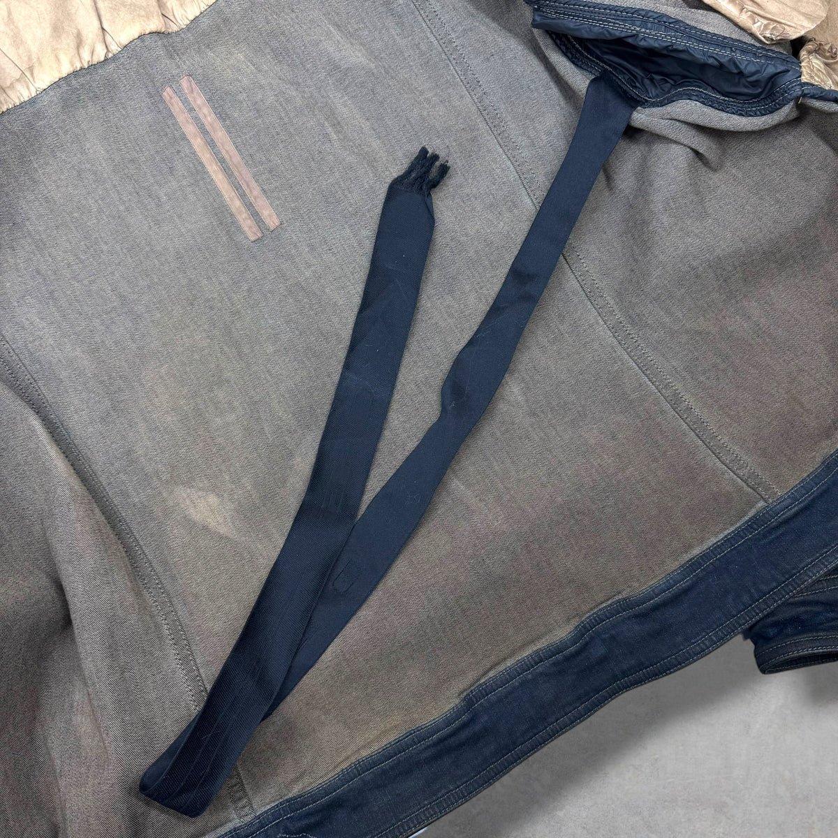 Rick Owens DRKSHDW Mud-Washed Denim Trucker Jacket XXL (L)
