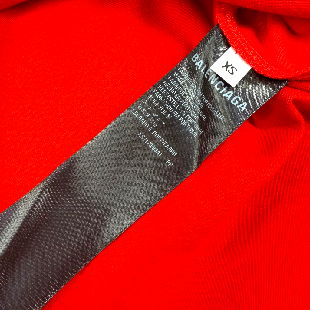 Balenciaga Political Campaign Embroidered Logo Oversized Tee XS (XL)