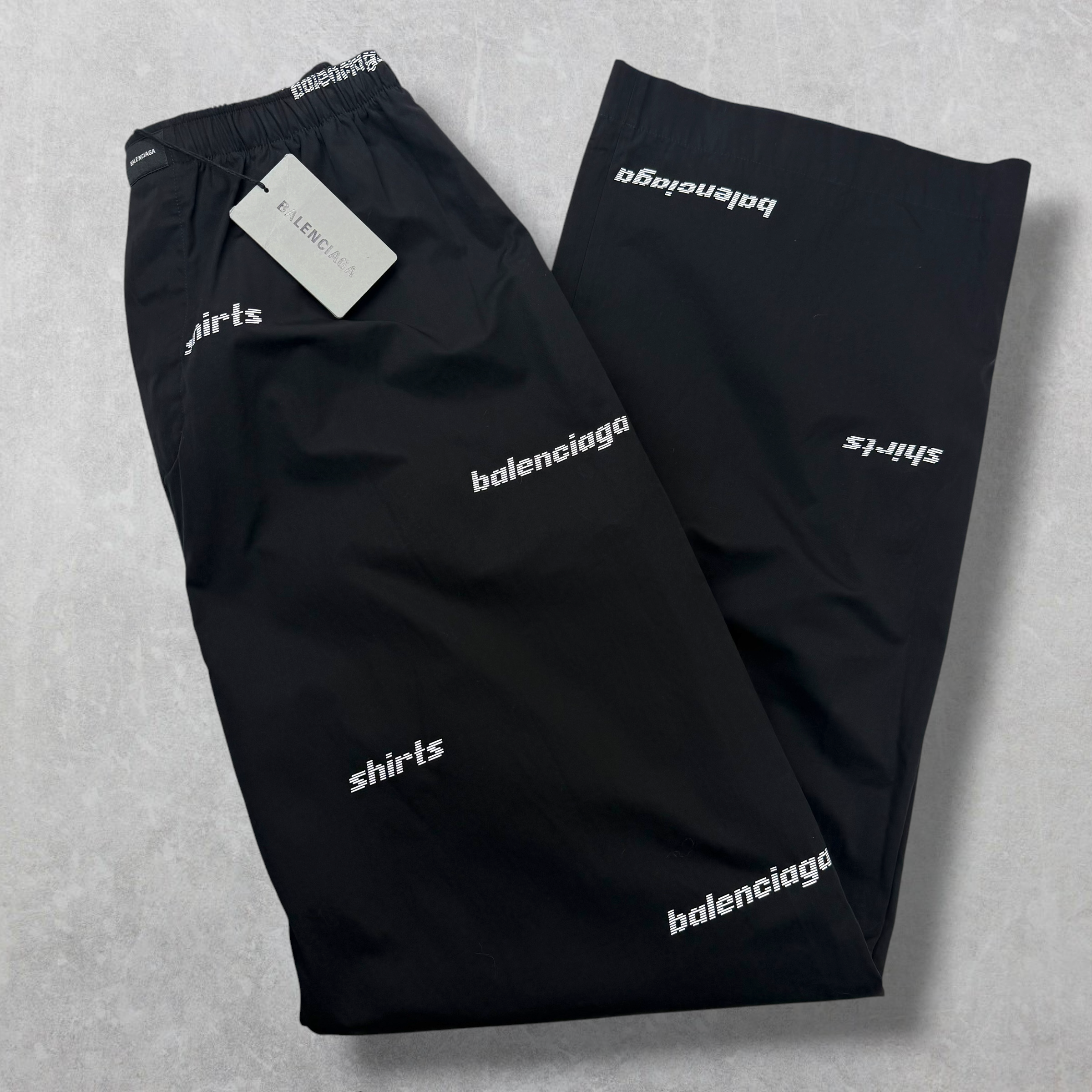 Balenciaga All Over Logo Pajama Pants 46 (M)