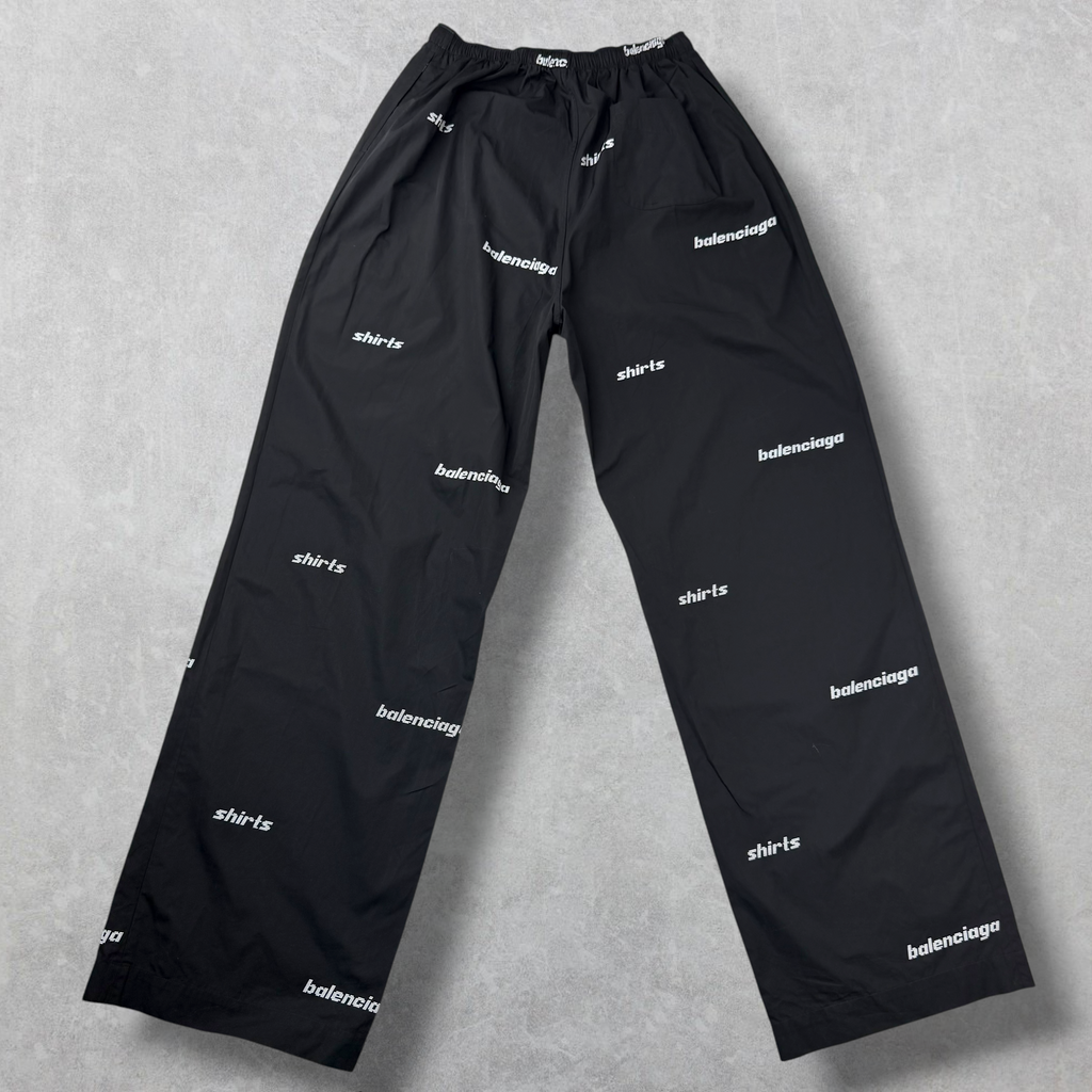 Balenciaga All Over Logo Pajama Pants 46 (M)
