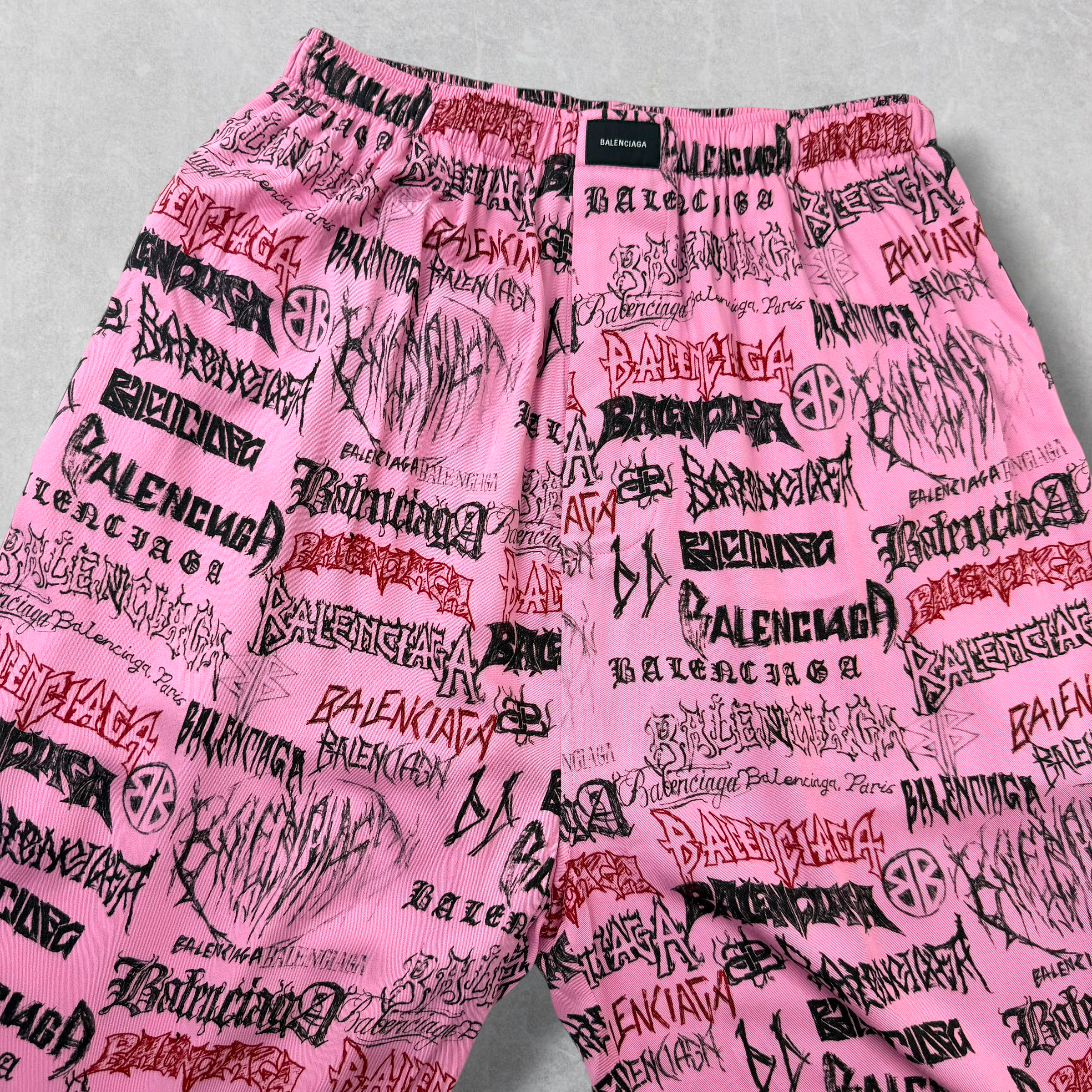 Balenciaga DIY Metal Allover Pink Pyjama Pants 38 (M)