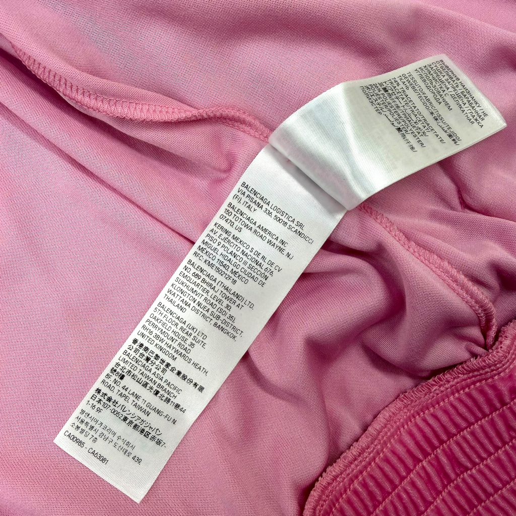 Balenciaga BB Paris Strass Pink Zip-Up Hoodie 38 (XS)