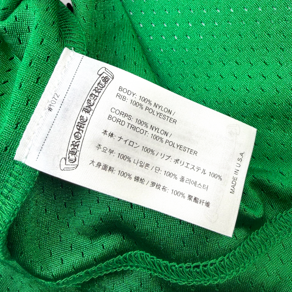 Chrome Hearts Stadium Mesh Green L/S Jersey XL